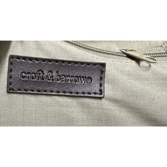 Croft & Barrow for Khol's women tan shoulder Handmade jute bag new with tags - Picture 7 of 12